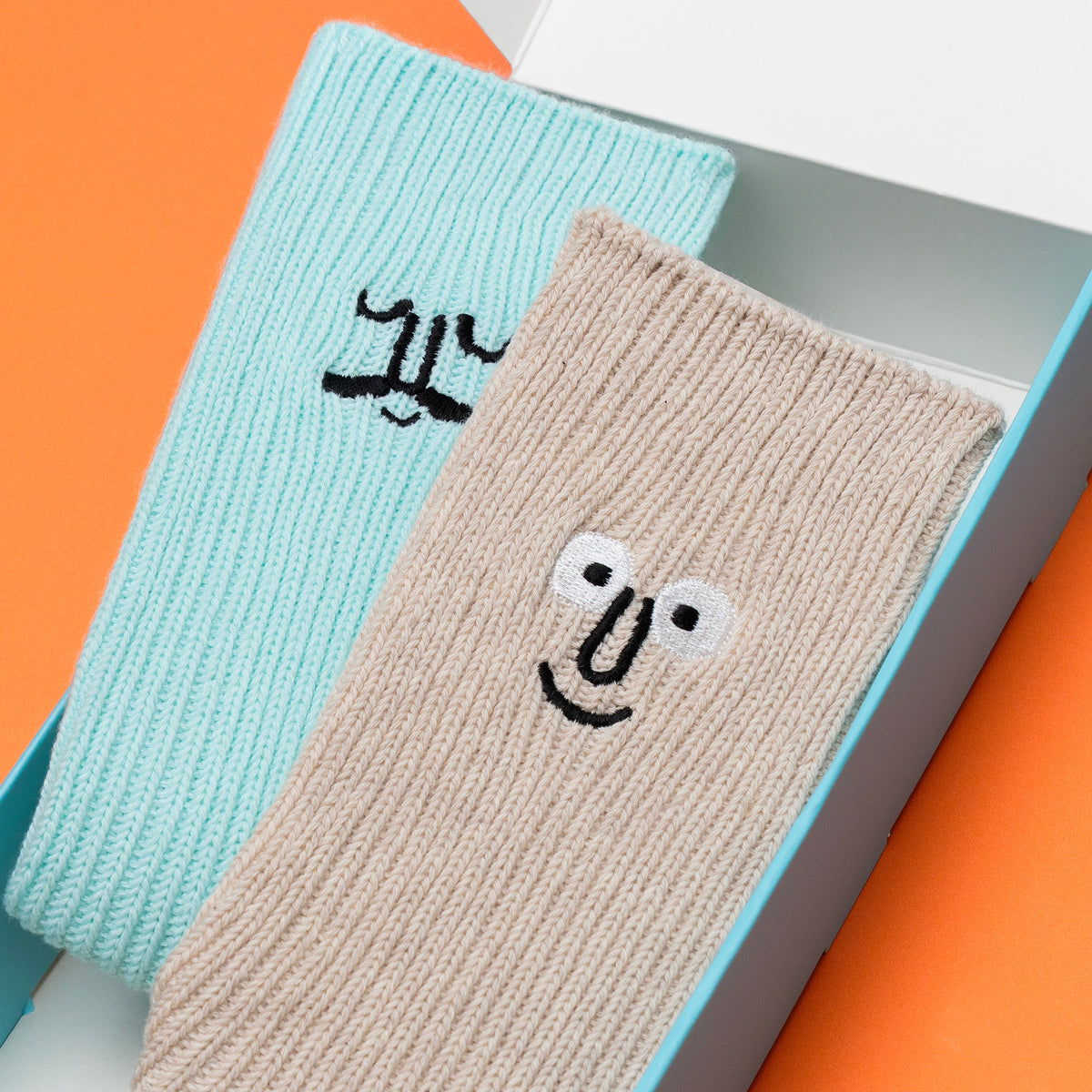 Face Crew Socks Set