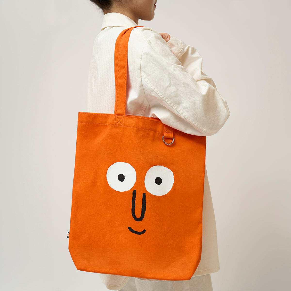Face Shopper Bag Orange