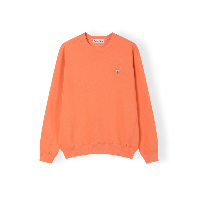 Patch Sweatshirt Coral