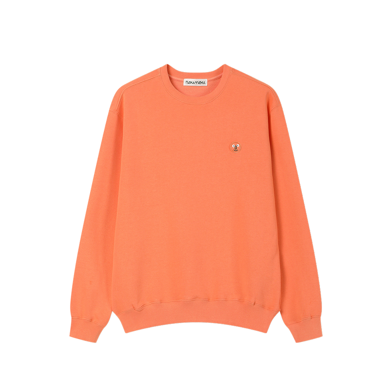 Patch Sweatshirt Coral