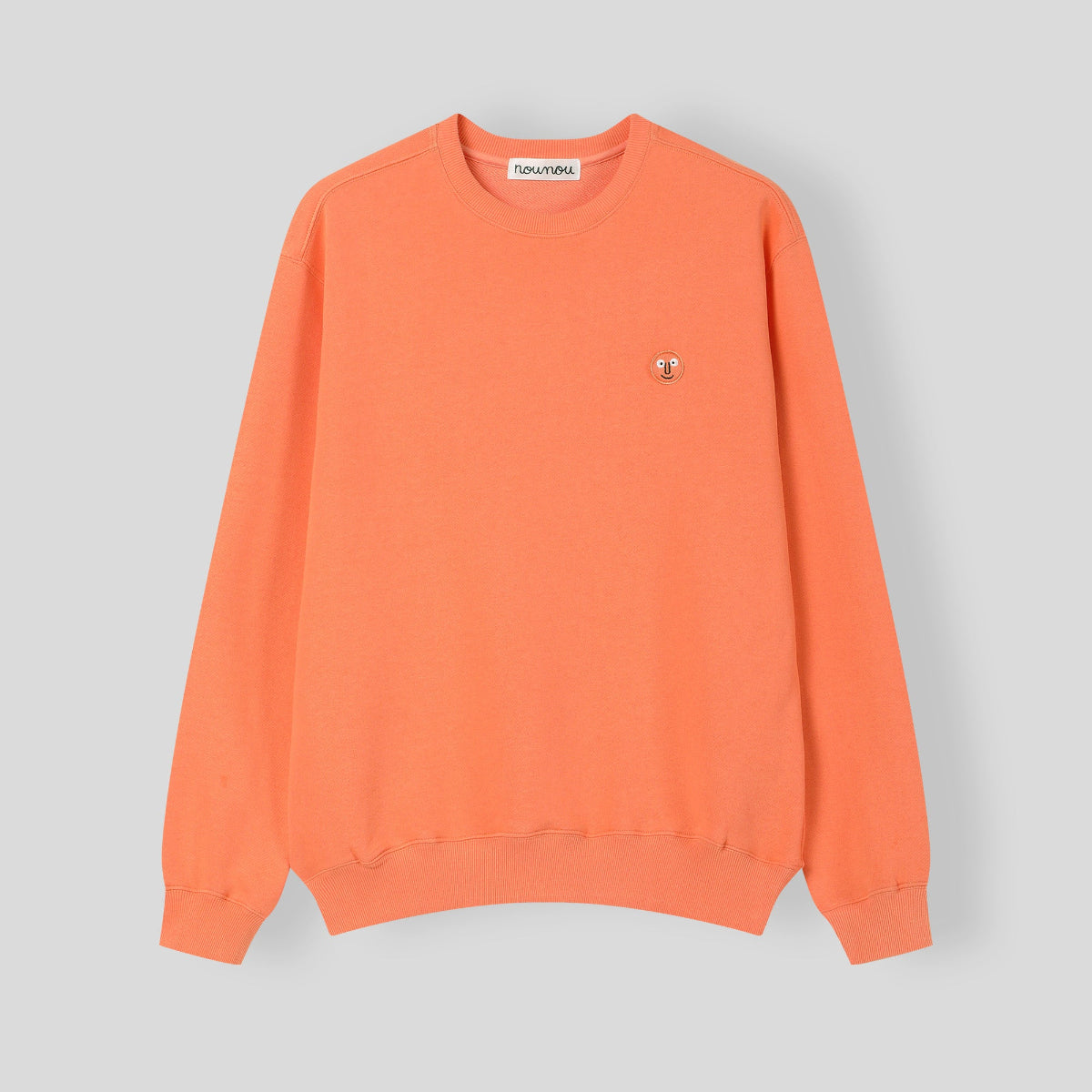 Patch Sweatshirt Coral