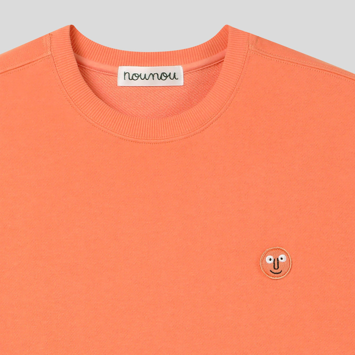 Patch Sweatshirt Coral