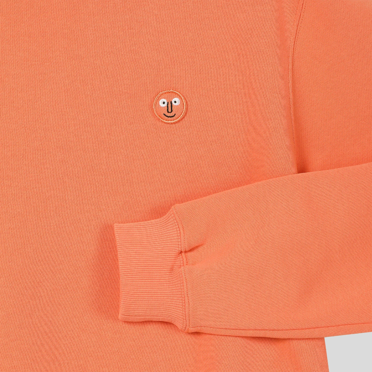 Patch Sweatshirt Coral