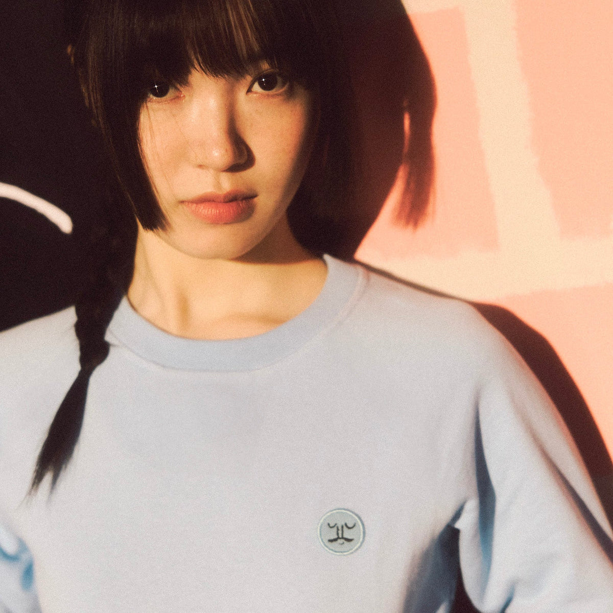 Patch Sweatshirt Blue