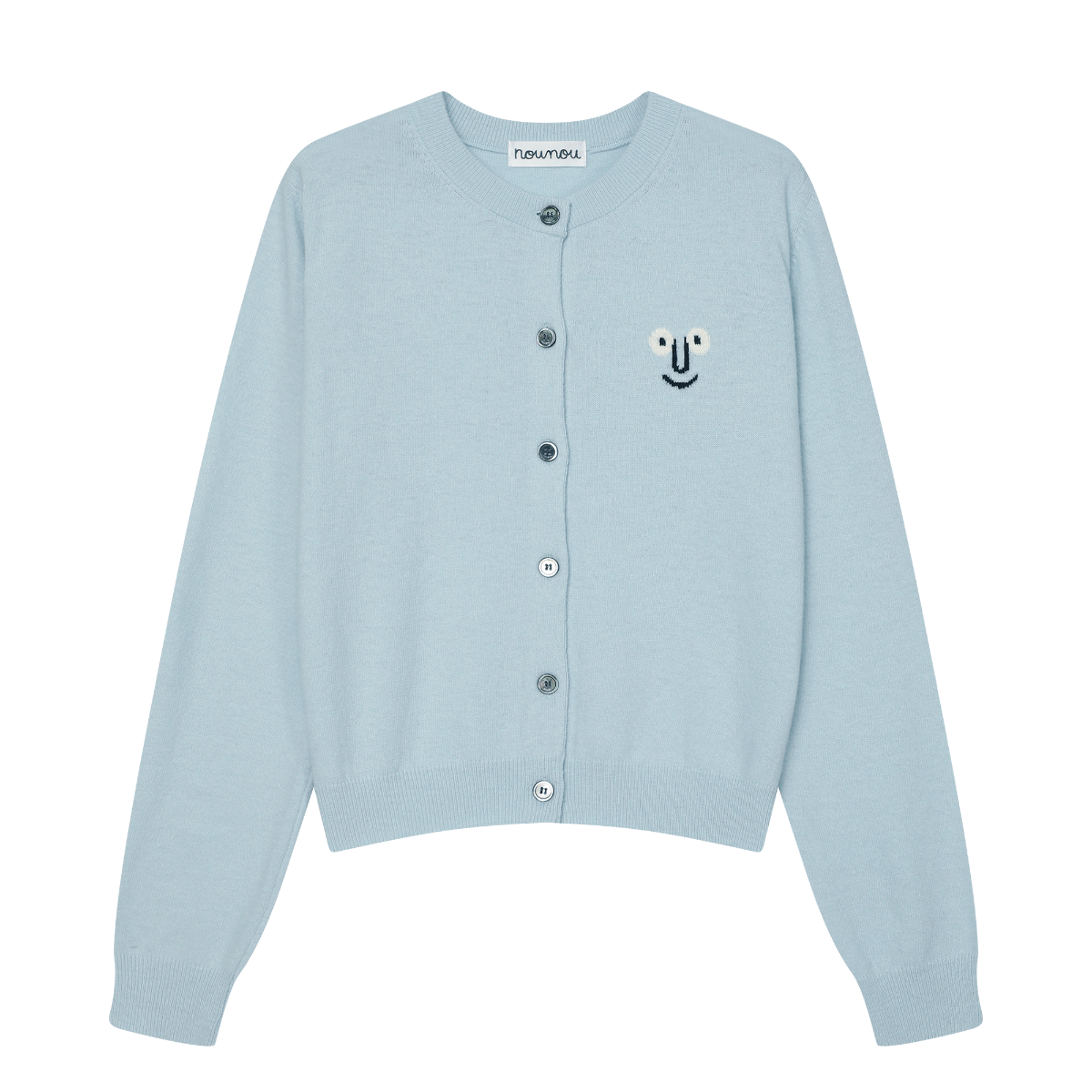 Jacquard Cardigan Blue