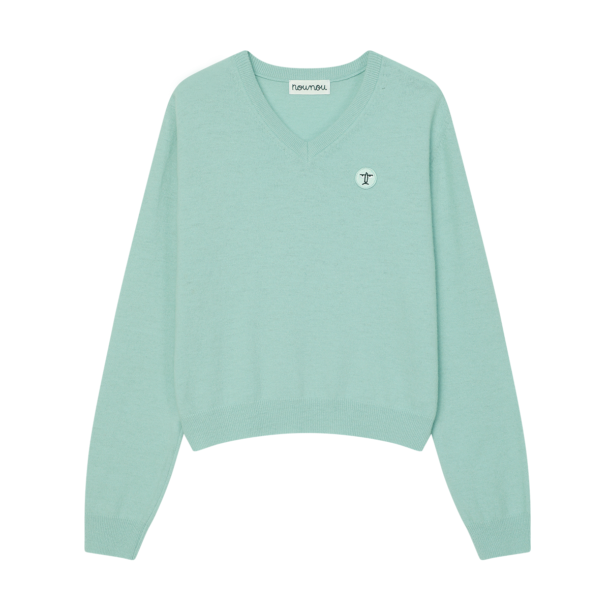 Patch Sweater Mint