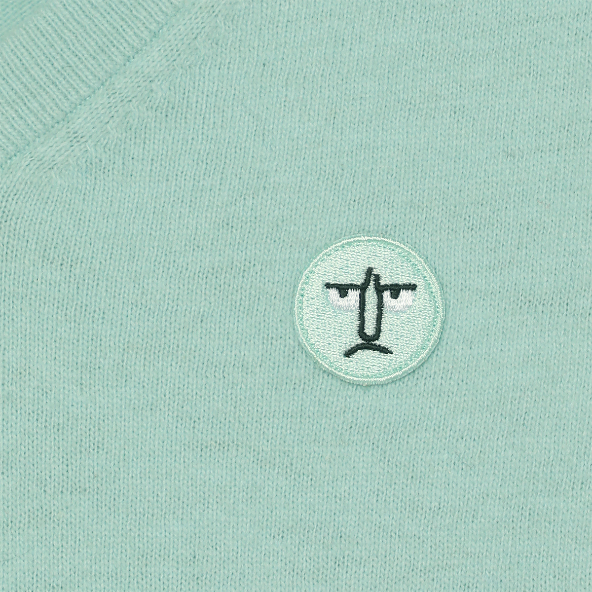 Patch Sweater Mint