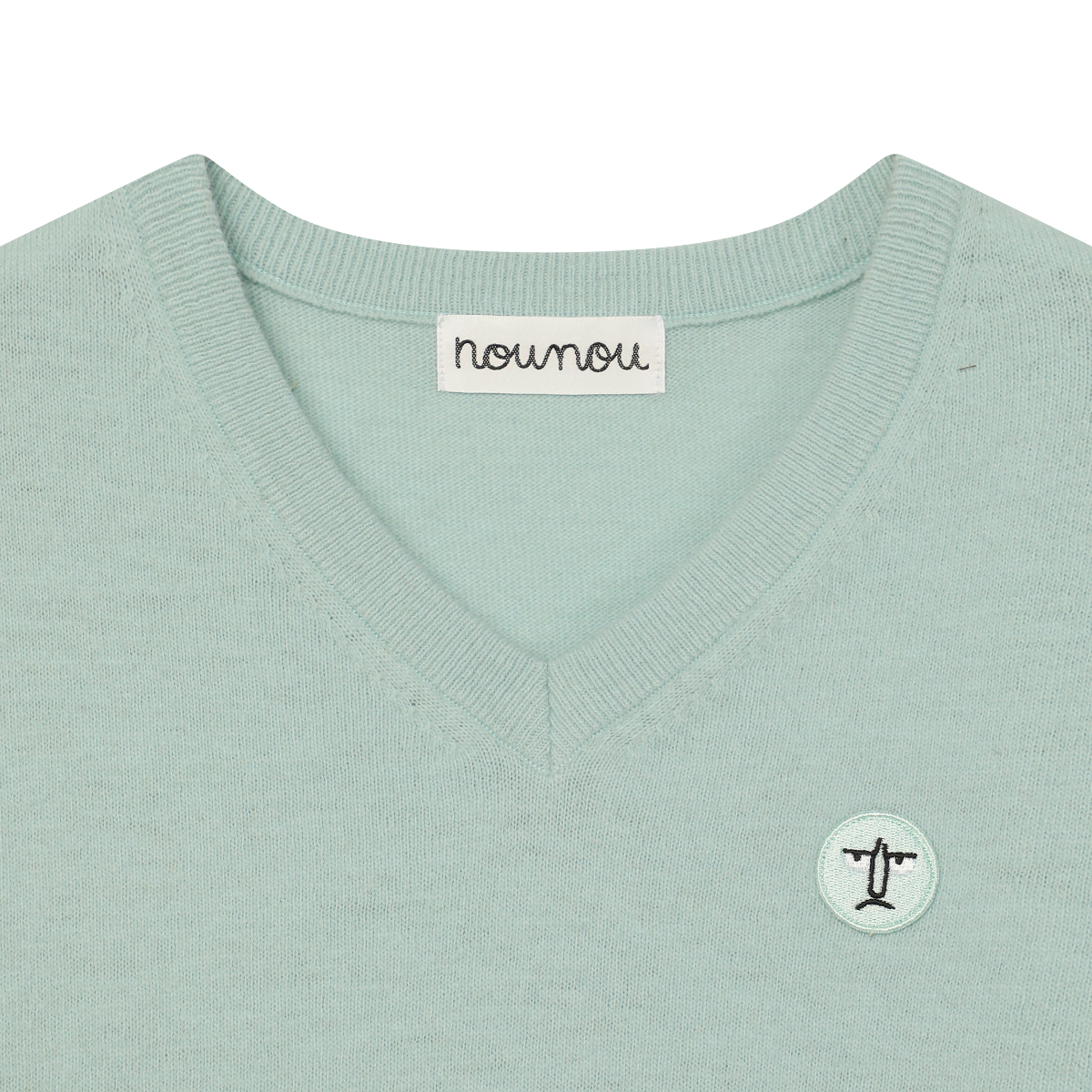 Patch Sweater Mint