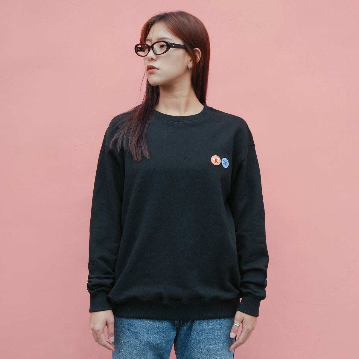Classic Patch Sweatshirts Black