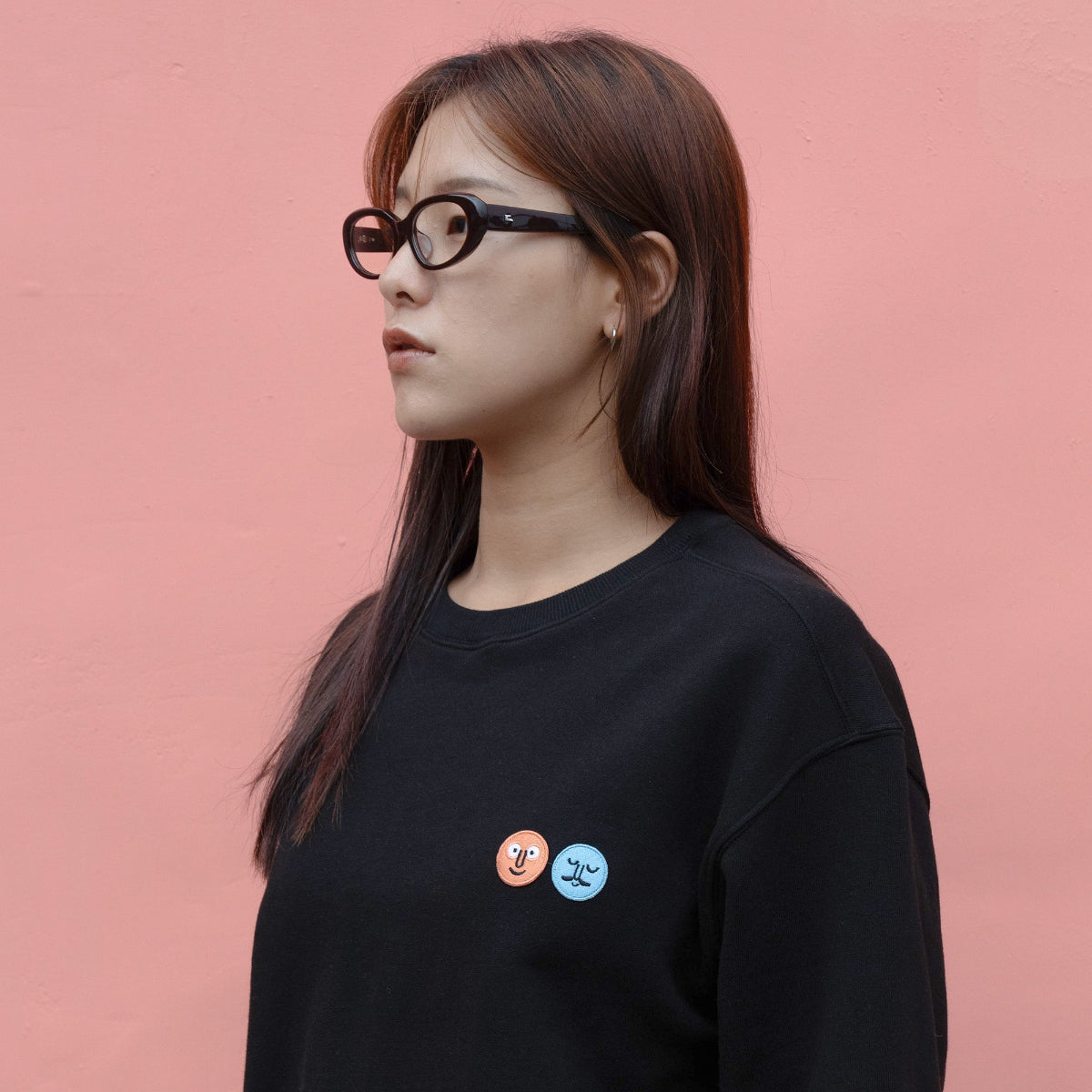 Classic Patch Sweatshirts Black