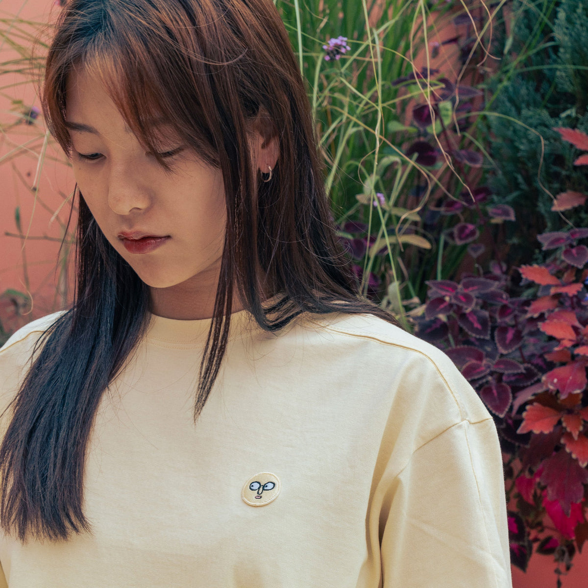 Patch Long Sleeves Yellow