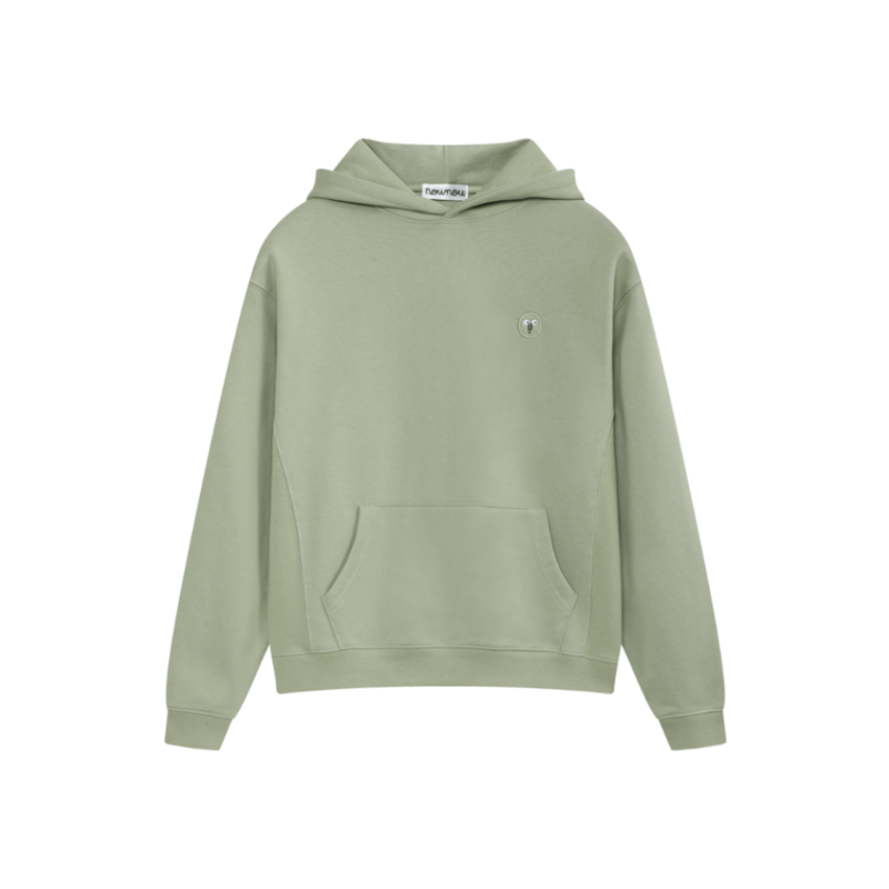 Patch Hoodie Khaki