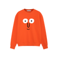 Face Sweatshirt Orange
