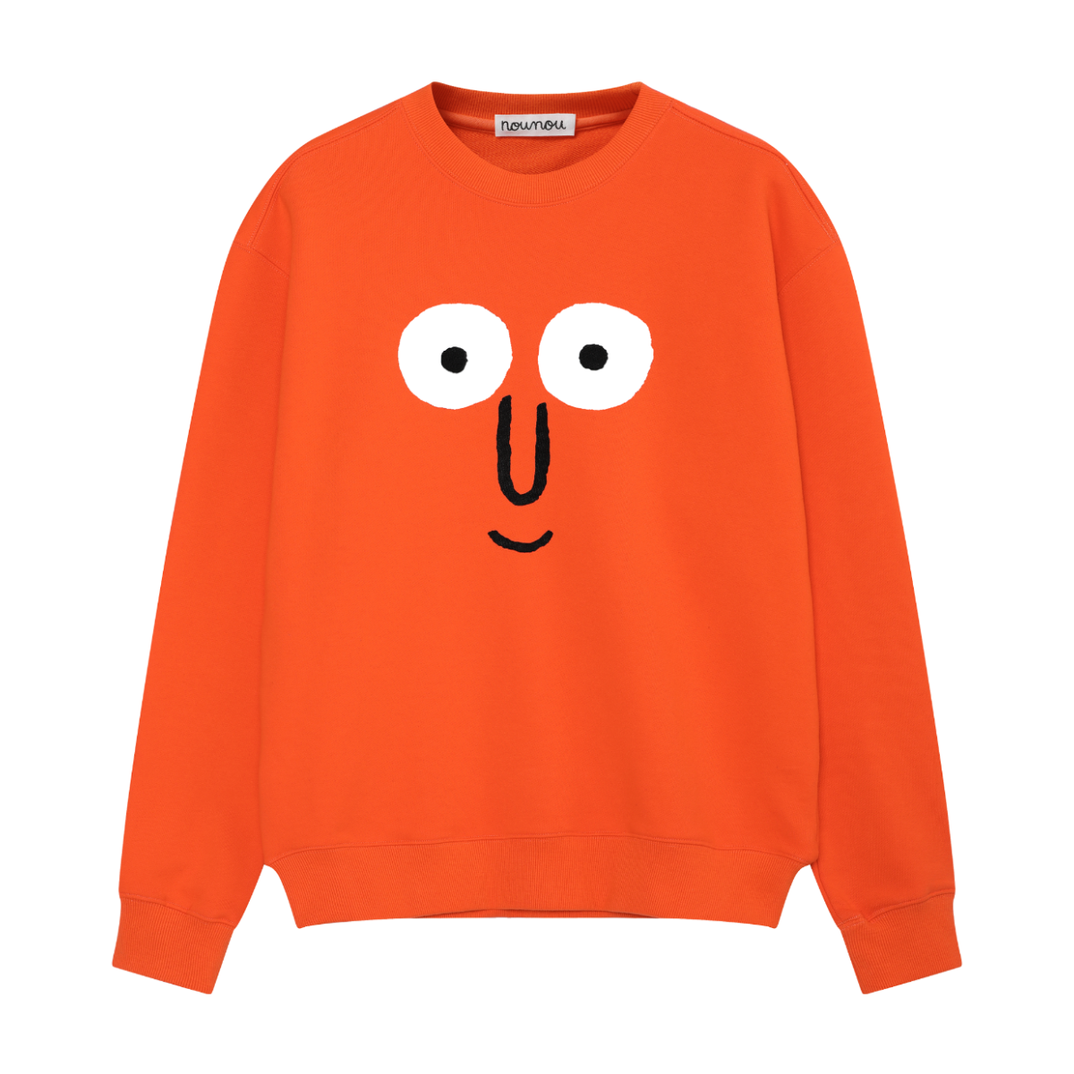 Face Sweatshirt Orange
