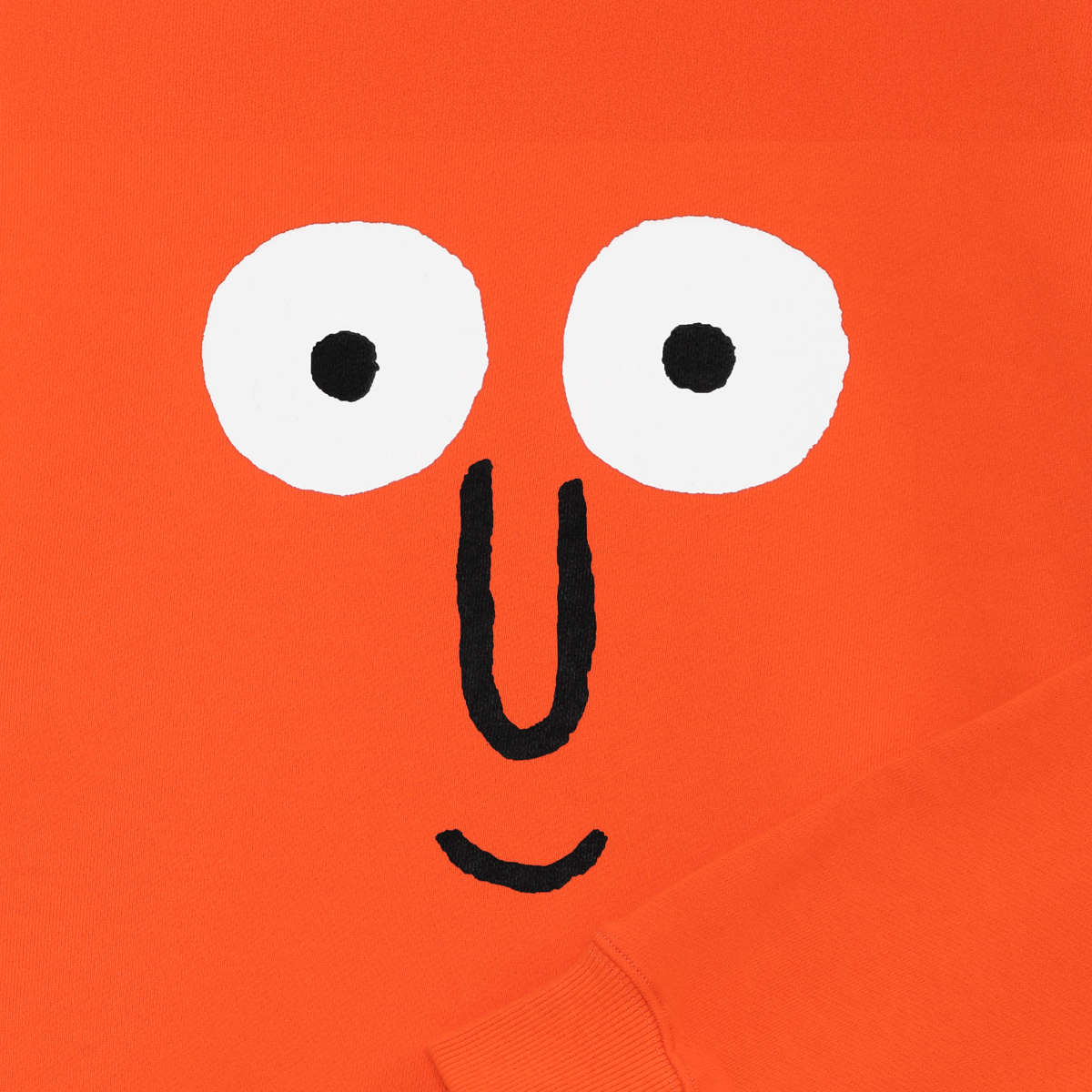 Face Sweatshirt Orange
