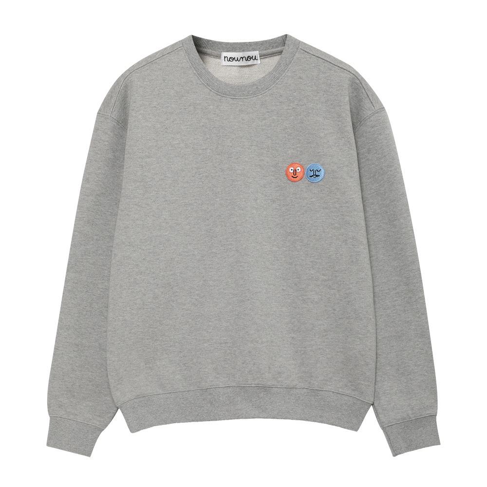 Classic Patch Sweatshirt Melange