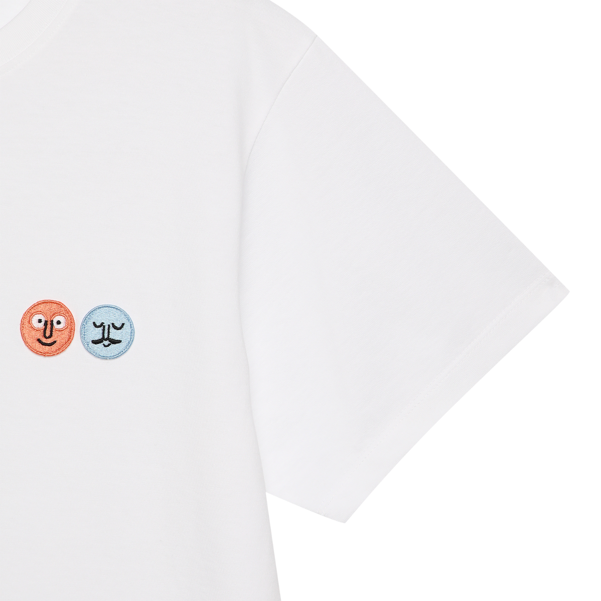 Classic Patch Tee White