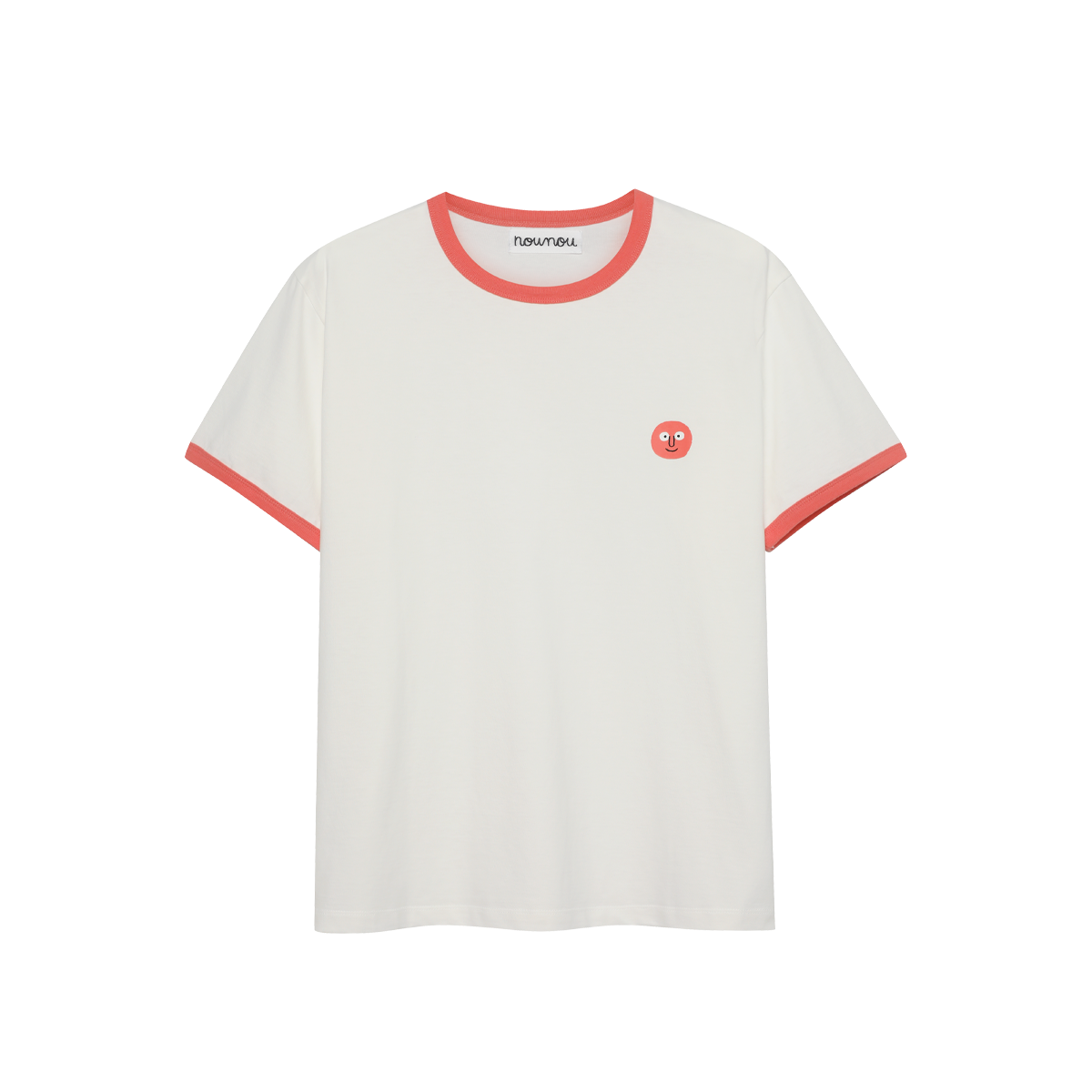 Ringer Tee Coral