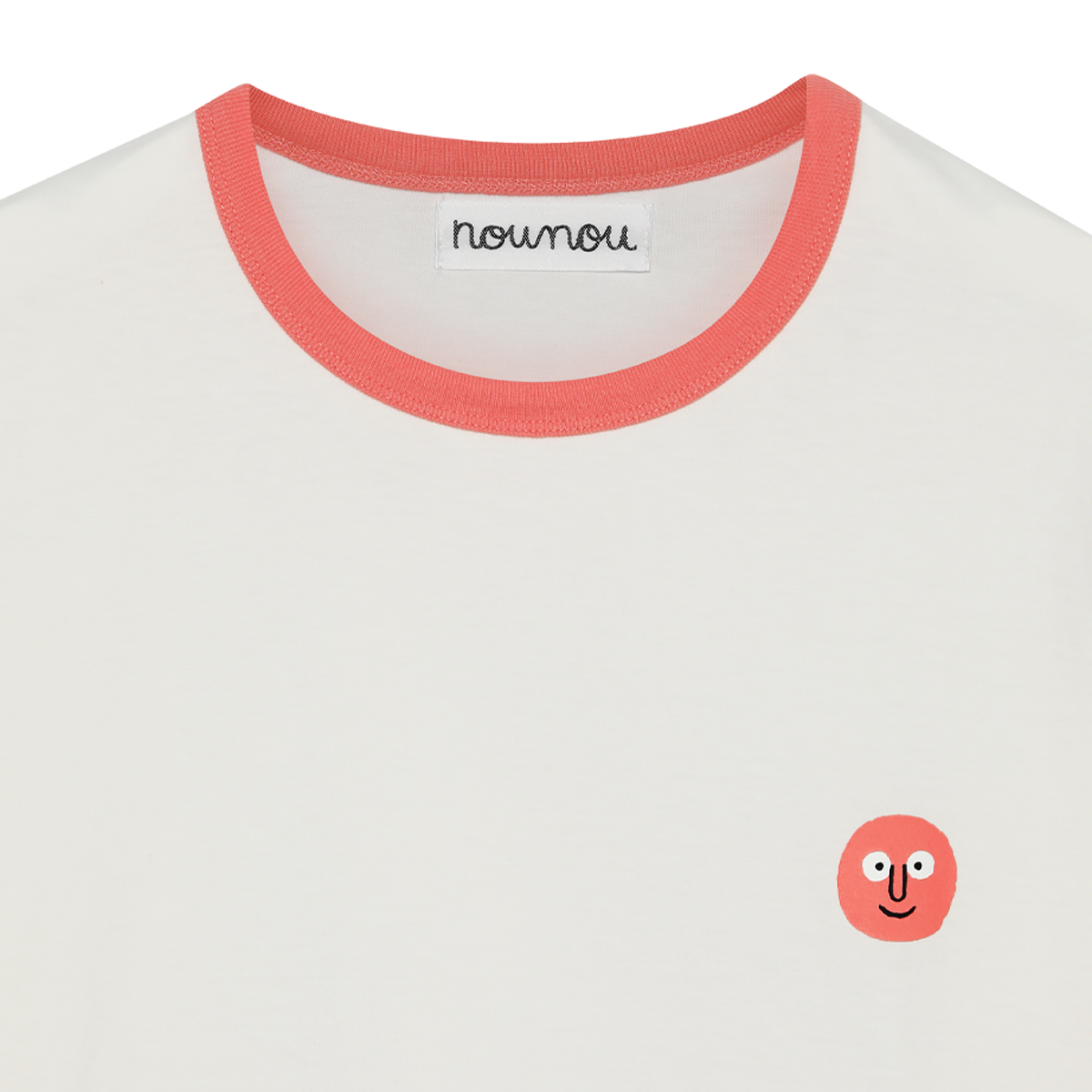 Ringer Tee Coral