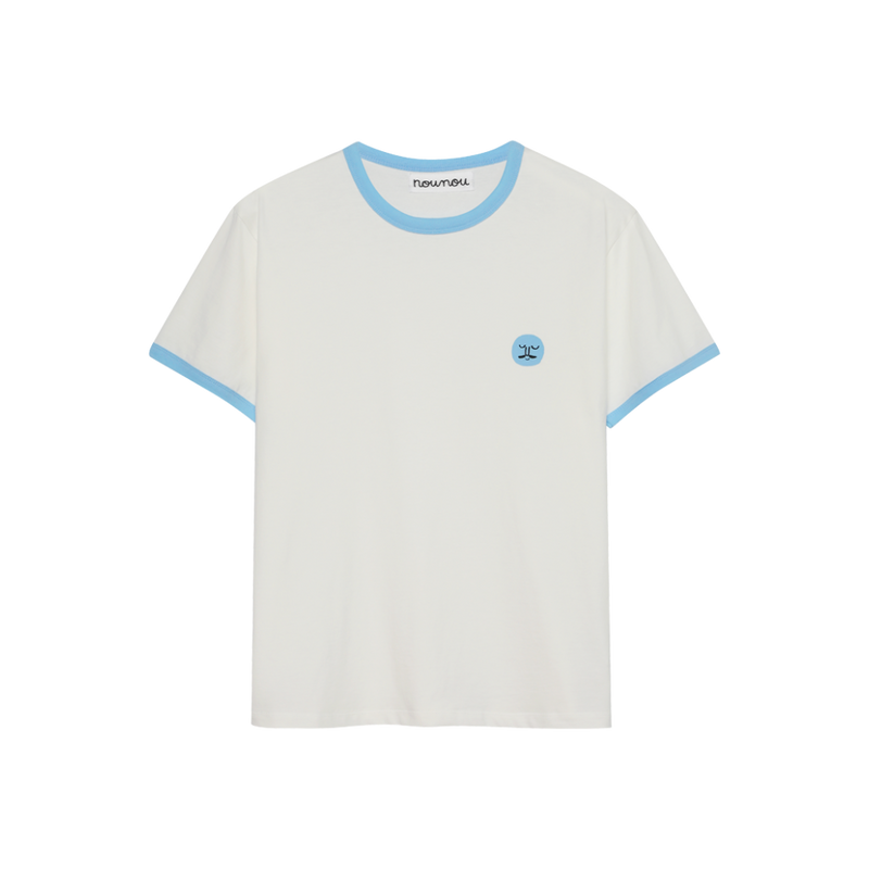 Ringer Tee Blue