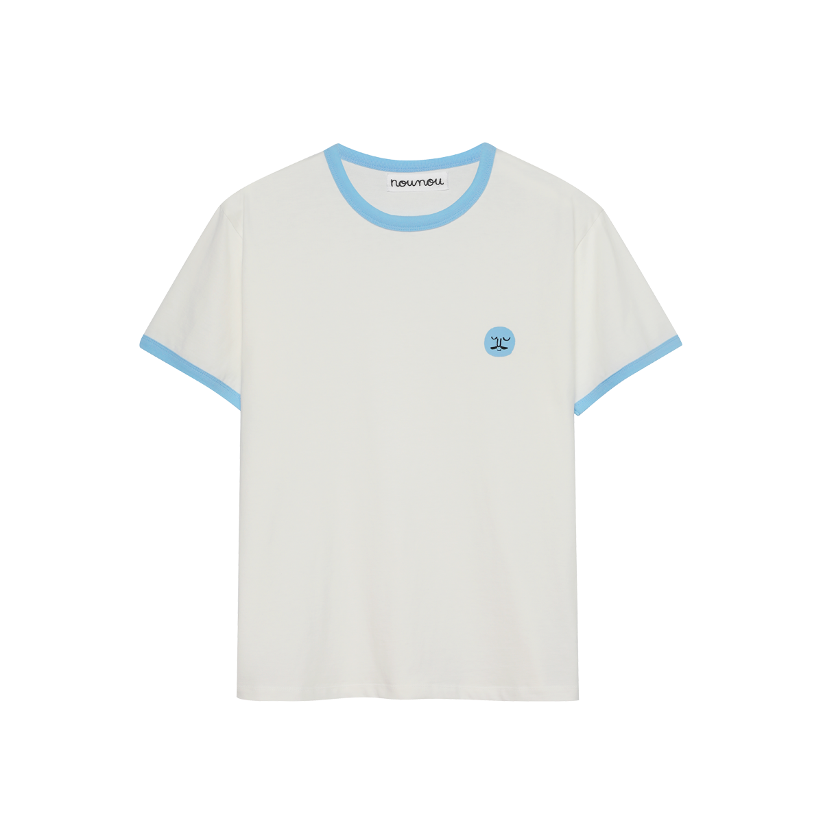 Ringer Tee Blue