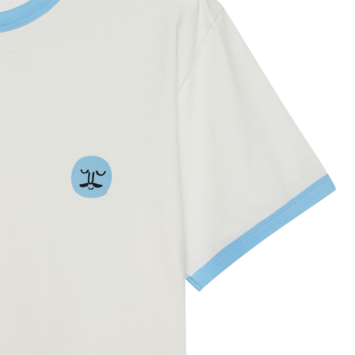 Ringer Tee Blue