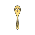 Ceramic Spoon Yellow