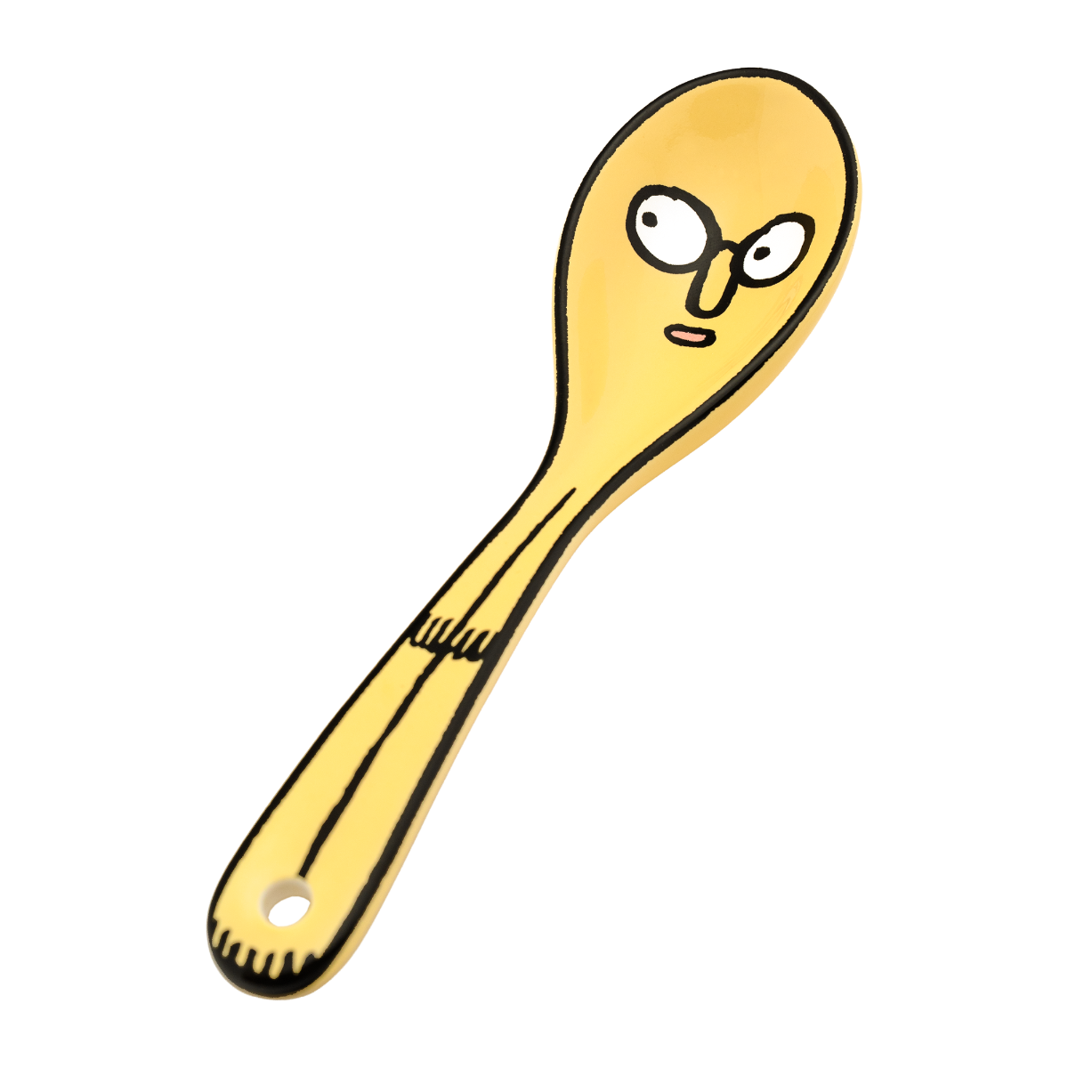 Ceramic Spoon Yellow