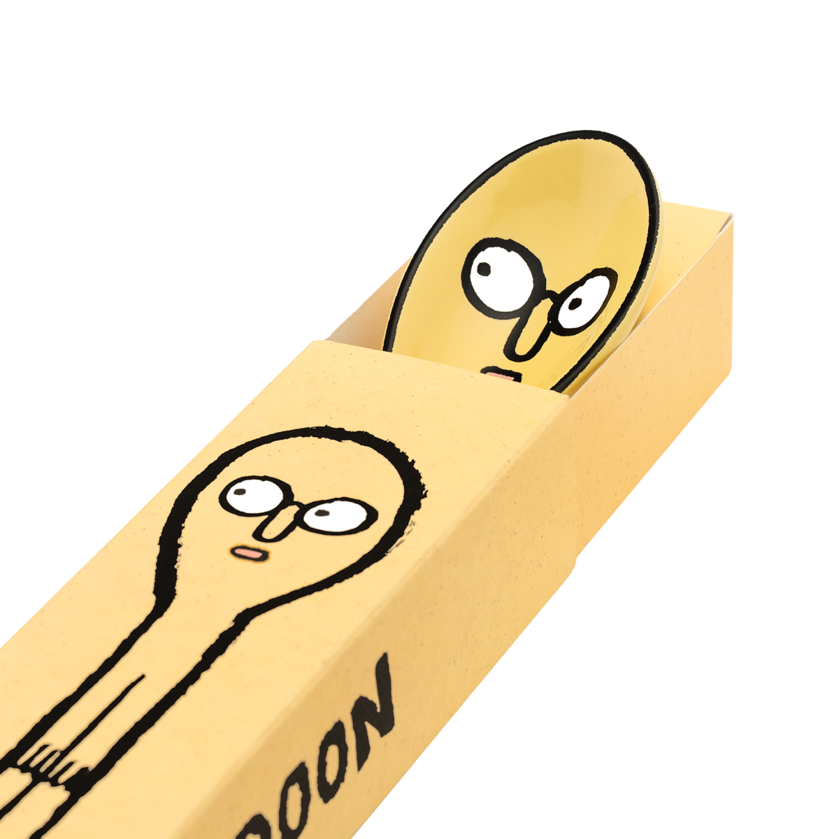 Ceramic Spoon Yellow