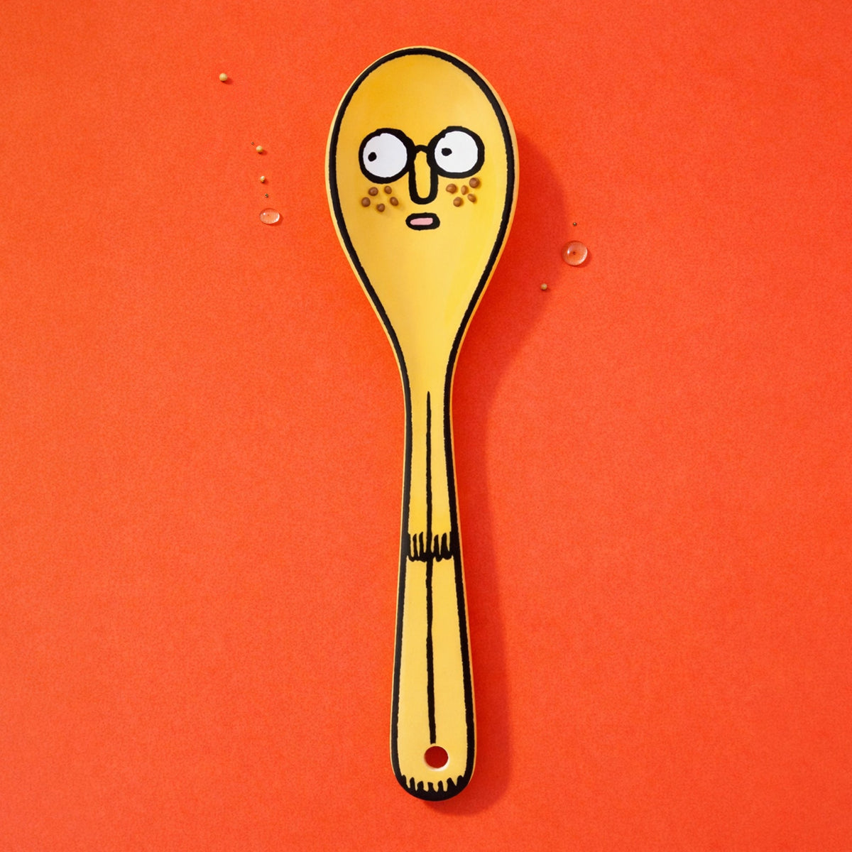 Ceramic Spoon Yellow