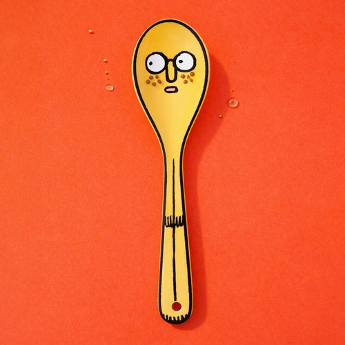 Ceramic Spoon Yellow