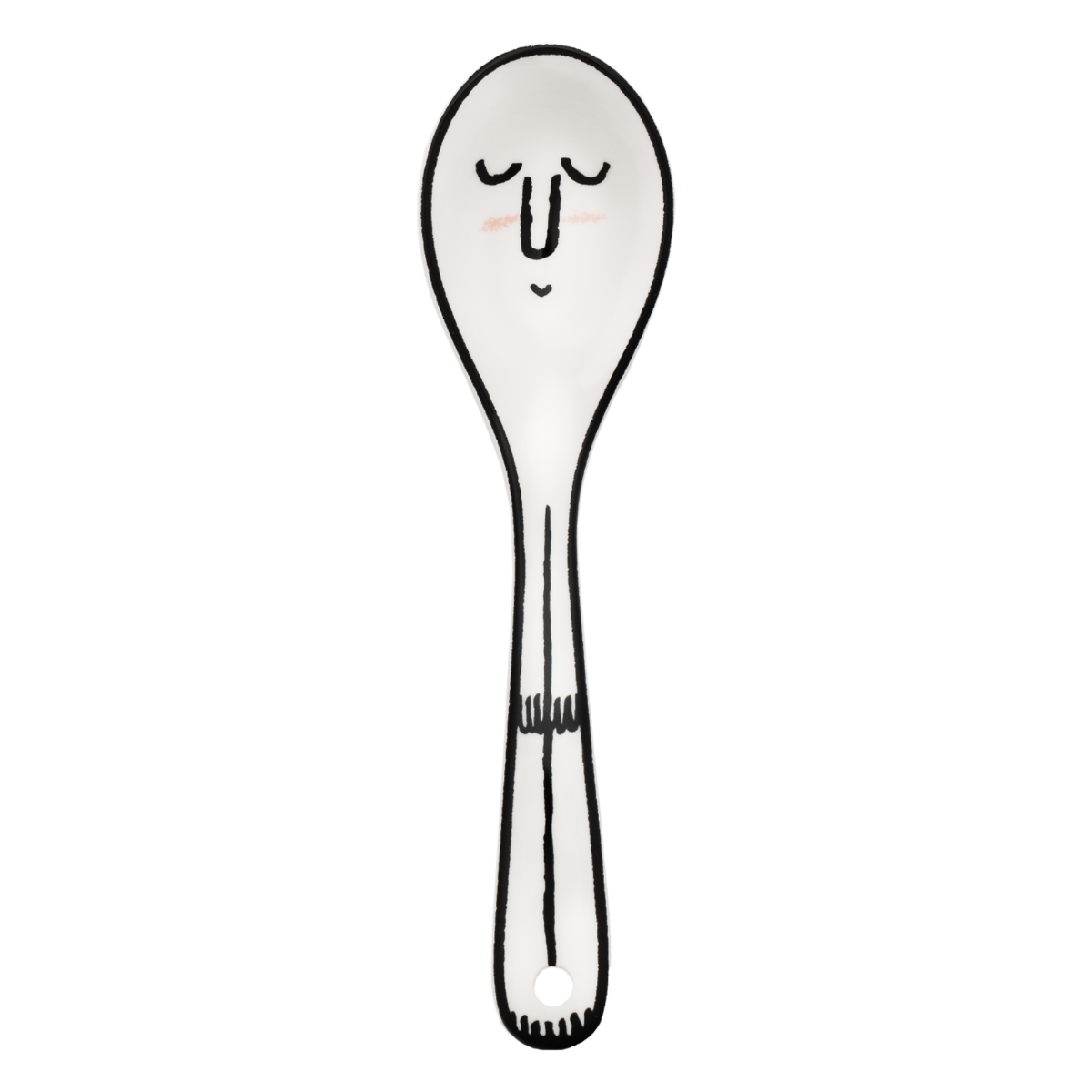 Ceramic Spoon White