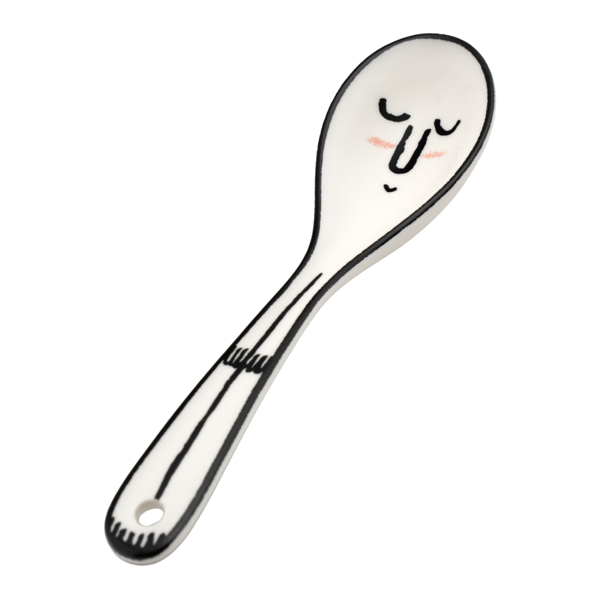 Ceramic Spoon White