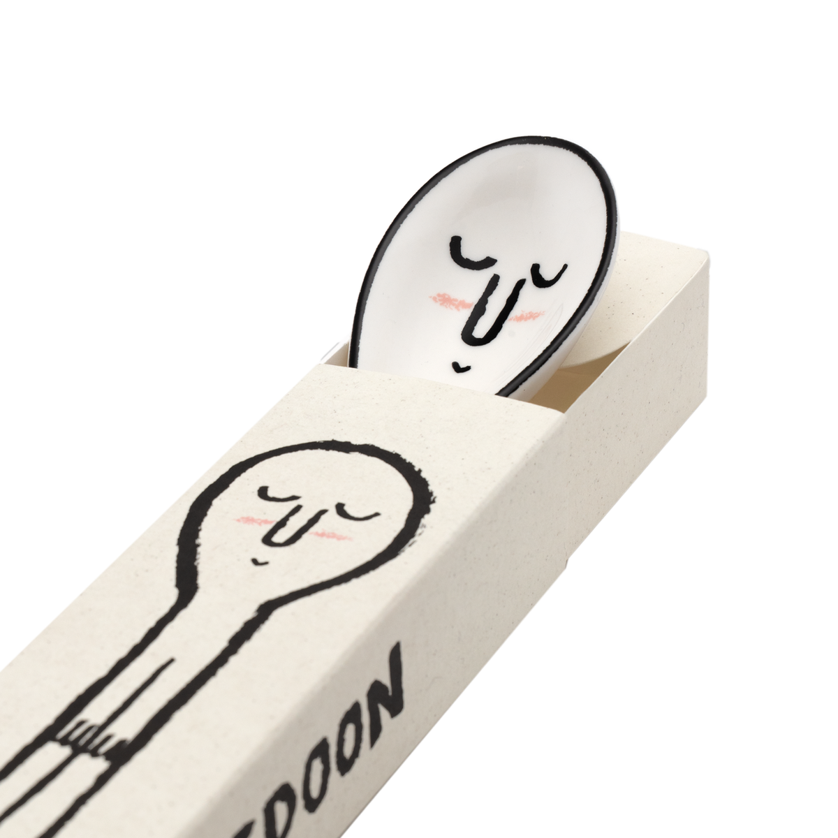 Ceramic Spoon White