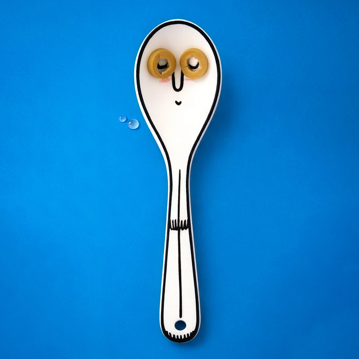 Ceramic Spoon White
