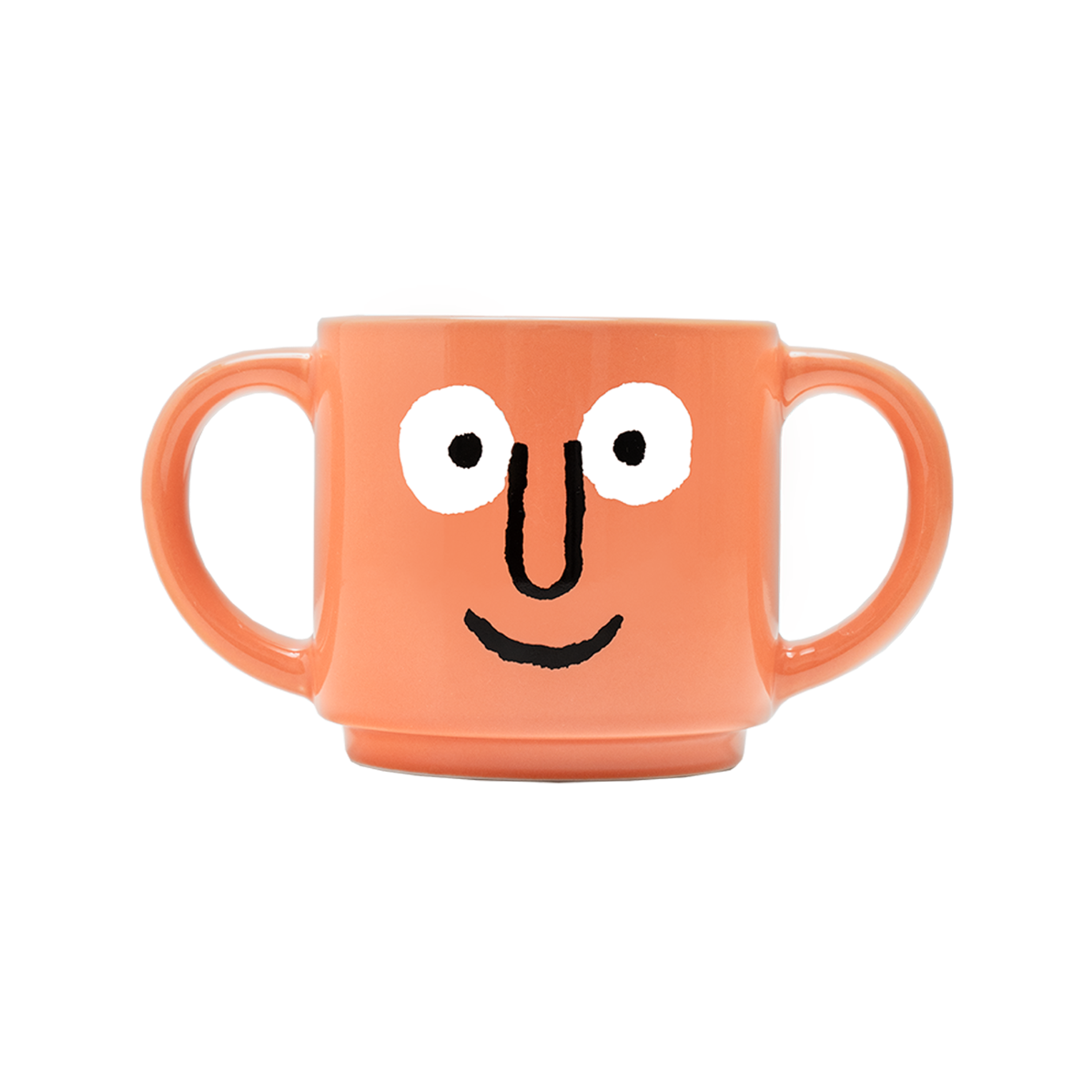 Double Handle Mug Coral