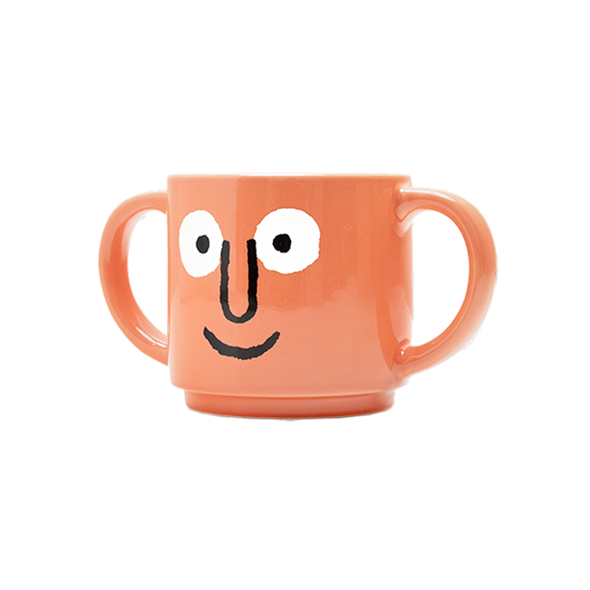 Double Handle Mug Coral