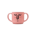Double Handle Mug Pink