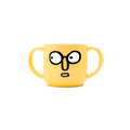Double Handle Mug Yellow