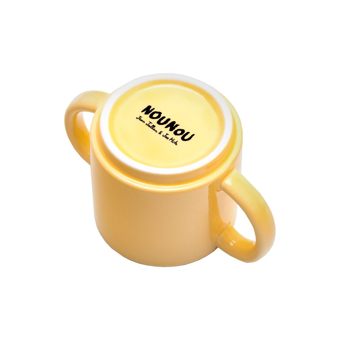 Double Handle Mug Yellow