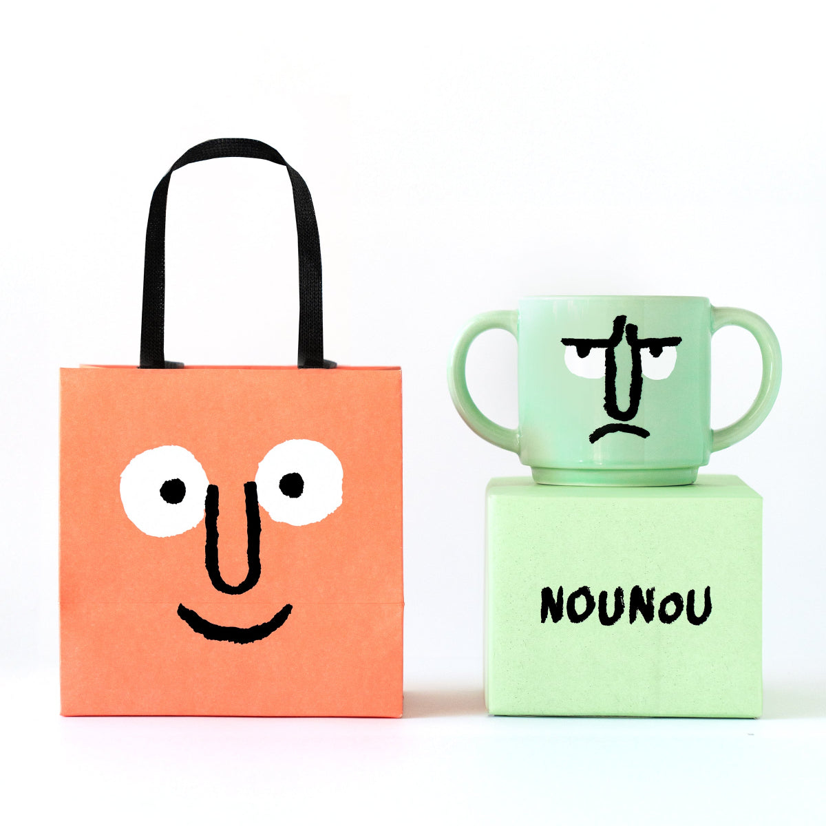 Double Handle Mug Mint