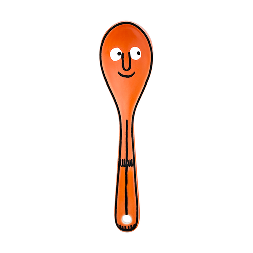 Ceramic Spoon Coral