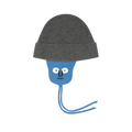 Knit Earmuff Blue