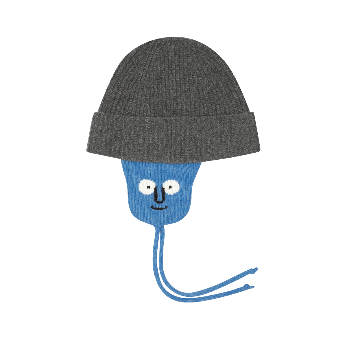 Knit Earmuff Blue