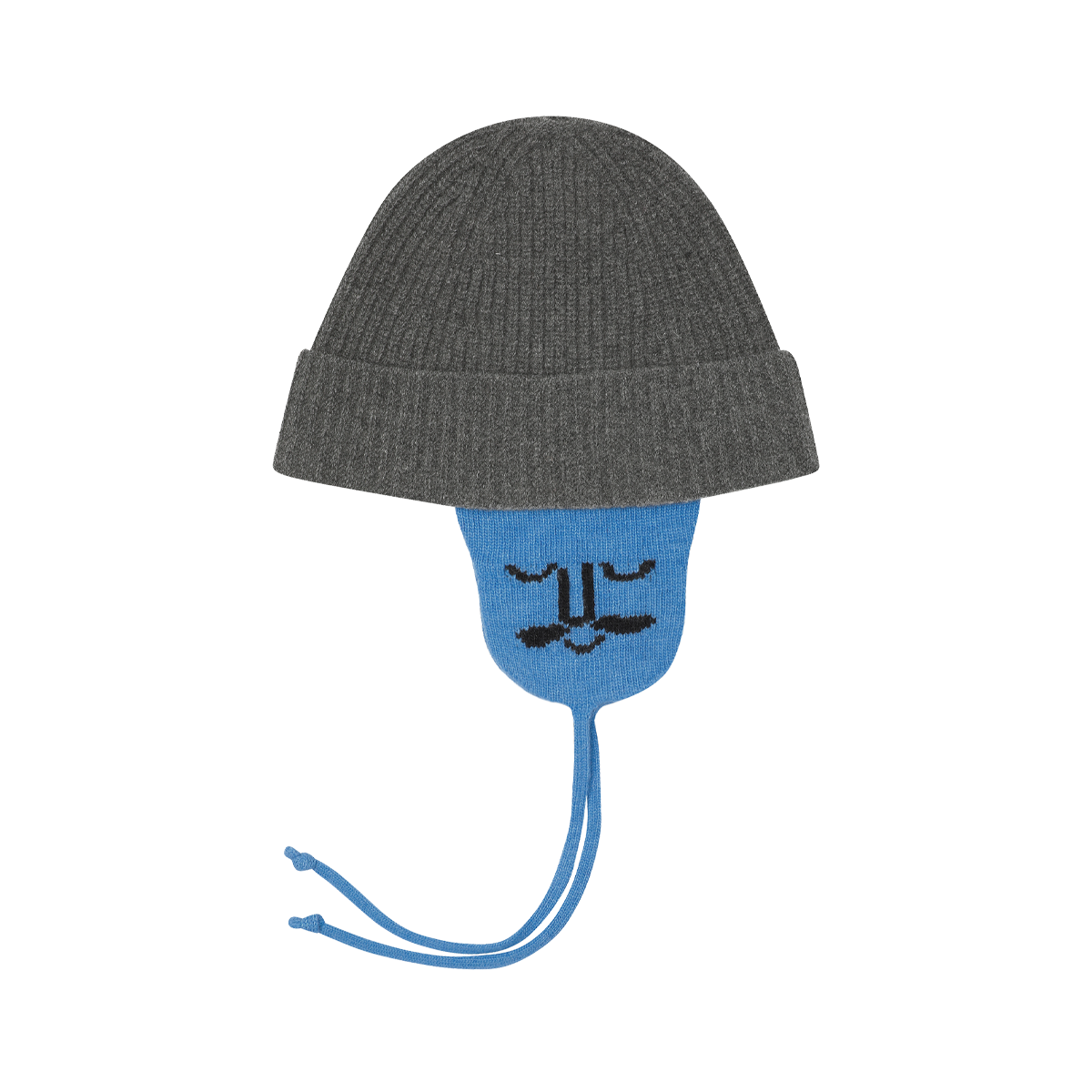 Knit Earmuff Blue