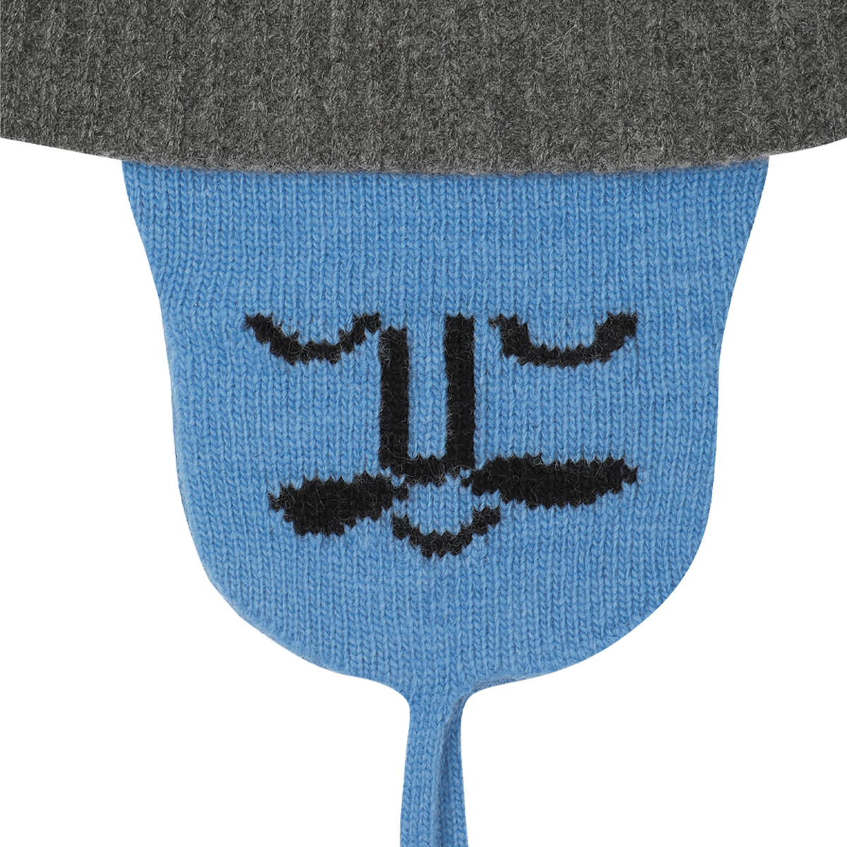 Knit Earmuff Blue