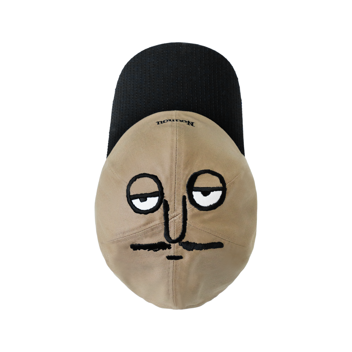 Colour-block Cap Beige