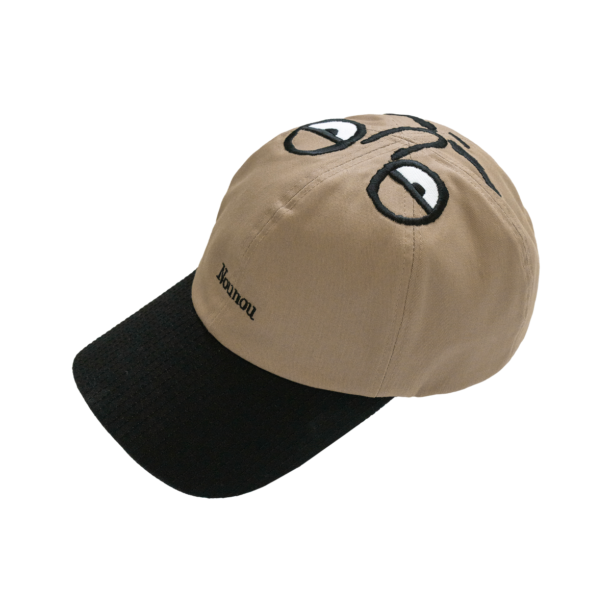 Colour-block Cap Beige
