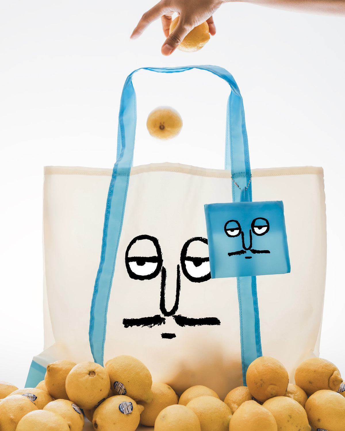 Market Bag Blue