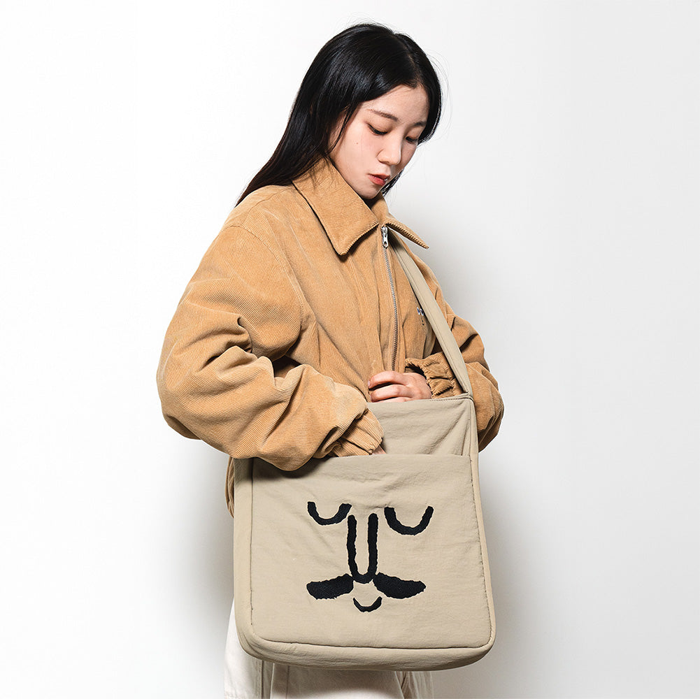Laptop Shoulder Bag Khaki